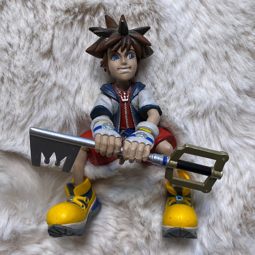 2002 Sora & Keyblade. Square Enix Action Figure Disney Kingdom Hearts.